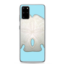 Load image into Gallery viewer, Arrowhead Sand Dollar Shell Top | Samsung Phone Case | Sky Blue Background

