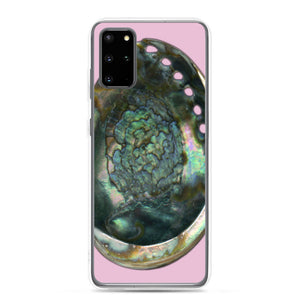 Abalone Shell Interior | Samsung Phone Case | Orchid Pink Background