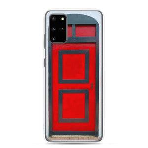 Samsung Phone Case | Dutch Doors series, #77 Red Black by Matteo