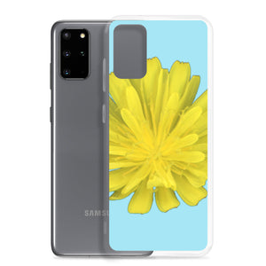 Samsung Phone Case | Hawkweed Flower Yellow | Sky Blue Background