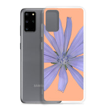 Load image into Gallery viewer, Chicory Flower Blue | Samsung Phone Case | Peach Background
