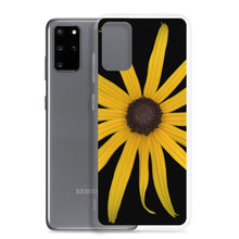 Load image into Gallery viewer, Black-eyed Susan Rudbeckia Flower Yellow | Samsung Phone Case | Black Background
