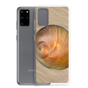 Moon Snail Shell Shark's Eye Apical | Samsung Phone Case | Sand Background