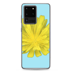 Hawkweed Flower Yellow | Samsung Phone Case | Sky Blue Background