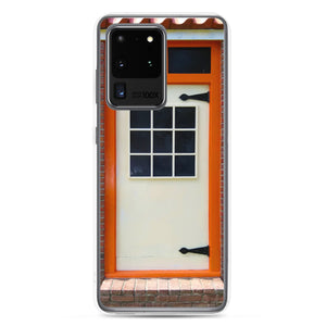 Samsung Phone Case | Dutch Doors series, Cream Orange by Matteo