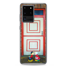 Load image into Gallery viewer, Samsung Phone Case | Dutch Doors series, Cream Orange Squares by Matteo
