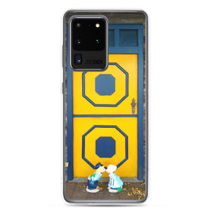 Samsung Phone Case | Dutch Doors series, Yellow Blue by Matteo