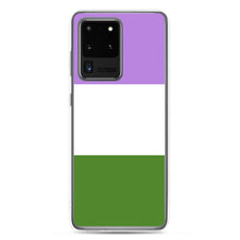 Load image into Gallery viewer, Samsung Case | Genderqueer Pride Flag | Lavender White Green

