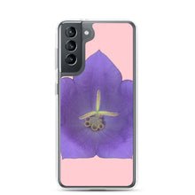 Load image into Gallery viewer, Samsung Phone Case | Balloon Flower Blue | Pink Background
