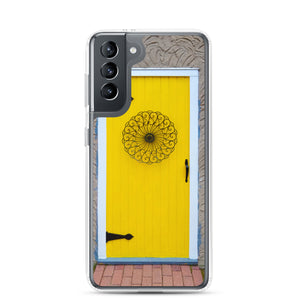 Dutch Doors series, #79 Yellow White by Matteo | Samsung Phone Case