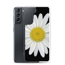 Load image into Gallery viewer, Shasta Daisy Flower White | Samsung Phone Case | Black Background

