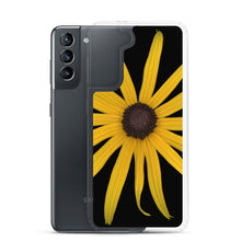 Load image into Gallery viewer, Black-eyed Susan Rudbeckia Flower Yellow | Samsung Phone Case | Black Background
