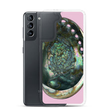 Load image into Gallery viewer, Abalone Shell Interior | Samsung Phone Case | Orchid Pink Background

