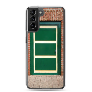 Samsung Phone Case | Dutch Doors series, #81 Green Cream by Matteo