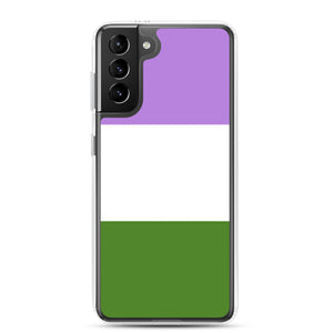 Genderqueer Pride Flag | Samsung Phone Case | Lavender White Green