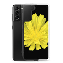 Load image into Gallery viewer, Samsung Phone Case | Hawkweed Flower Yellow | Black Background
