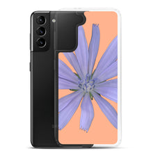 Load image into Gallery viewer, Chicory Flower Blue | Samsung Phone Case | Peach Background
