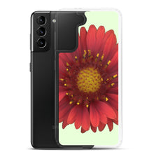 Load image into Gallery viewer, Samsung Phone Case | Blanket Flower Gaillardia Red | Sea Glass Background
