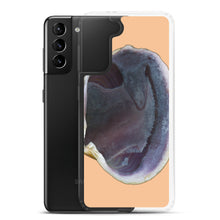 Load image into Gallery viewer, Quahog Clam Shell Purple Right Interior | Samsung Phone Case | Desert Tan Background
