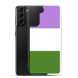Genderqueer Pride Flag | Samsung Phone Case | Lavender White Green