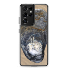 Load image into Gallery viewer, Samsung Phone Case | Oyster Shell Blue Right Exterior | Sand Background
