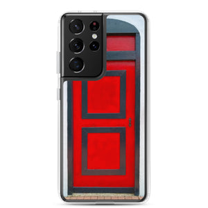 Dutch Doors series, #77 Red Black by Matteo | Samsung Phone Case