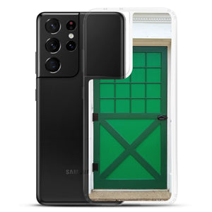 Dutch Doors series, Green Dark Green by Matteo | Samsung Phone Case