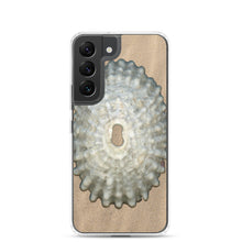 Load image into Gallery viewer, Samsung Phone Case | Keyhole Limpet Shell White Exterior | Sand Background
