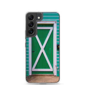 Dutch Doors series, Green White by Matteo | Samsung Phone Case
