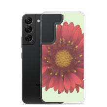 Load image into Gallery viewer, Blanket Flower Gaillardia Red | Samsung Phone Case | Sea Glass Background
