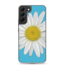 Load image into Gallery viewer, Shasta Daisy Flower White | Samsung Phone Case | Pool Blue Background
