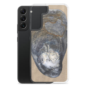 Oyster Shell Blue Right Exterior | Samsung Phone Case | Sand Background