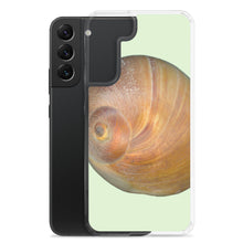Load image into Gallery viewer, Moon Snail Shell Shark&#39;s Eye Apical | Samsung Phone Case | Sea Glass Background
