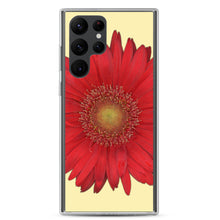 Load image into Gallery viewer, Gerbera Daisy Flower Red | Samsung Phone Case | Sunshine Background
