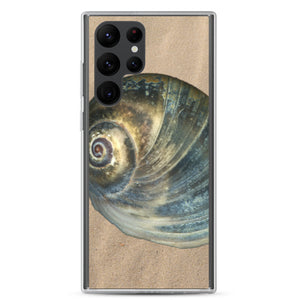 Moon Snail Shell Blue Apical | Samsung Phone Case | Sand Background