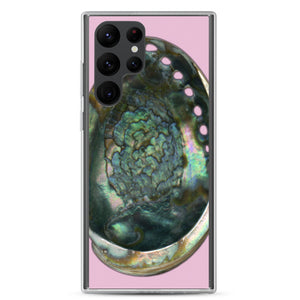 Abalone Shell Interior | Samsung Phone Case | Orchid Pink Background