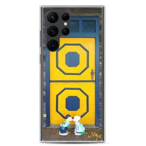 Samsung Phone Case | Dutch Doors series, Yellow Blue by Matteo
