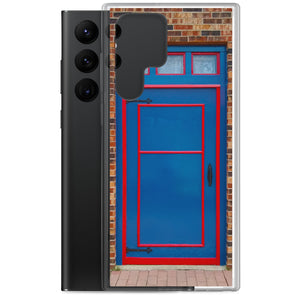 Samsung Phone Case | Dutch Doors series, #78 Blue Red by Matteo