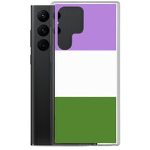 Load image into Gallery viewer, Genderqueer Pride Flag | Samsung Phone Case | Lavender White Green
