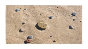 Sand Rocks Beach Gym Yoga Towel image.