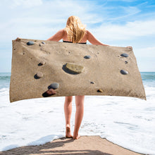 Load image into Gallery viewer, Beach Towel | Sand Rocks
