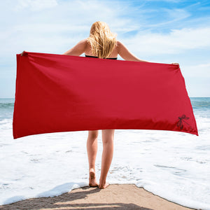 Beach Towel | Dragonfly Red
