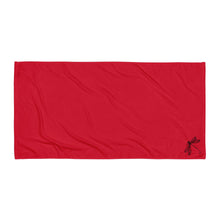 Load image into Gallery viewer, Beach Towel | Dragonfly Red
