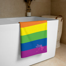 Load image into Gallery viewer, Progress Pride Flag | Beach Gym Pool Spa Yoga Towel | Rainbow
