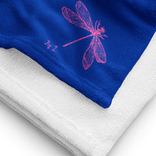 Load image into Gallery viewer, Beach Towel | Bisexual Pride Flag | Magenta Lavender Royal Blue
