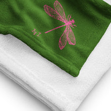 Load image into Gallery viewer, Beach Towel | Genderqueer Pride Flag | Lavender White Green
