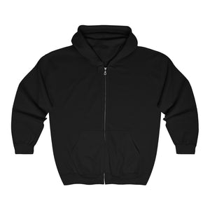 Olive Snail Shell Brown Dorsal | Unisex Heavy Blend™ Full Zip Hooded Sweatshirt